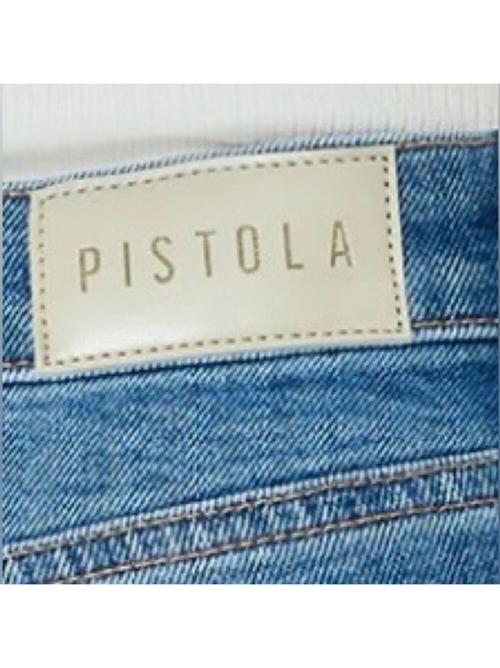 Pistola Charlie HR Straight Jeans | Rhythm Vintage Wash | Size 26 | Like New - Picture 5 of 9